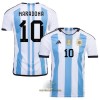 Officiële Voetbalshirt Argentinië 3 Star MARADONA 10 Thuis WK 2022 - Heren